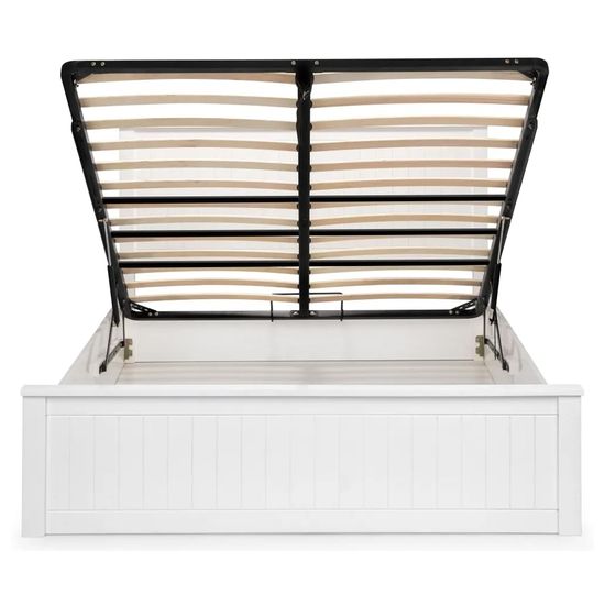 Maine White Ottoman Storage Bed - Sizes Available